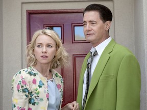Naomi Watts as Janey-E, and Kyle MacLachlan as Dougie.