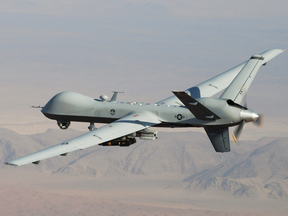 A U.S. Air Force armed MQ-9 Reaper drone