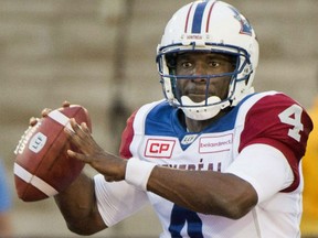 Darian Durant made his debut with the Montreal Alouettes a successful one with two touchdown passes in a 17-16 victory over his former Saskatechwan Roughriders team in CFL action Thursday night in Montreal.
