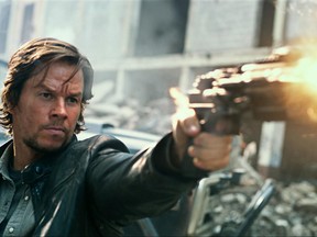 This image released by Paramount Pictures shows Mark Wahlberg as Cade Yeager in a scene from, "Transformers: The Last Knight." (Paramount Pictures/Bay Films via AP)