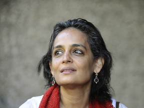 Author Arundhati Roy.