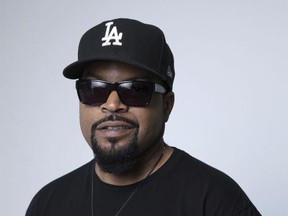 In this June 20, 2017 photo, rapper and actor Ice Cube poses for a portrait in New York to promote the 25th anniversary re-release of his 1991 solo album, "Death Certificate." (Photo by Amy Sussman/Invision/AP)