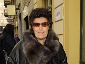 The Rome-based fashion house confirmed Fendi's death Monday, June 19, 2017, at the age of 79, expressing pain for the loss and gratitude for her continued contributions. (AP Photo/Giuseppe Aresu, file)