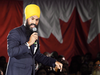 Jagmeet Singh launches his bid for the federal NDP leadership in Brampton, Ont., on May 15, 2017.