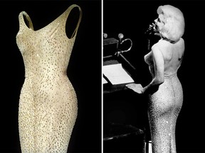 Made famous by Marilyn Monroe in 1962, this sheer, rhinestone-studded dress is now headed to rural Saskatchewan.