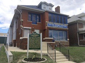 The building where United Sound Systems is housed in Detroit is shown Sunday, June 25, 2017. The Detroit City Council is looking into whether a recording studio where Berry Gordy cut a record that led the way to the Motown music dynasty meets the criteria for historic designation.(Khalil AlHajal, MLive.com via AP)