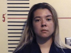 This undated booking photo provided by Parker County, Texas, sheriff's office shows Cynthia Marie Randolph.  Randolph  told investigators that she left her 2-year-old daughter and 16-month-old son in a hot car where they died   May 26 , 2017,  to teach the girl a lesson, and that they didn't lock themselves in, as she initially said, according to sheriff's officials.   Randolph was being held Saturday, June 24, 2017 on two counts of causing serious bodily injury to a child.   (Parker County, Texas, sheriff's office via AP)