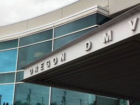 The headquarters of Oregon's Driver and Motor Vehicles Division  in Salem, Ore. where drivers can now check off a third gender option