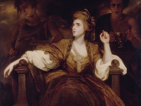 Siddons as the Tragic Muse by Sir Joshua Reynolds.