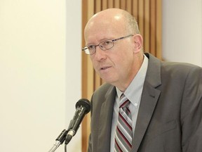 In this picture taken Dec. 8, 2014,  and released  by Yad Vashem, Holocaust historian Jan Grabowski gives a speech at Yad Vashem, the Israeli Holocaust research center, during a ceremony in which he was awarded for his scholarship, in Jerusalem, Israel. Dozens of international historians have come to the defense of the  Holocaust scholar who is being accused of slandering Poland's reputation with research that focuses on the participation of some Poles in the killing of Jews during World War II.  The Polish League Against Defamation said last month that Jan Grabowski's scholarship "falsifies the history of Poland." The international historians called the statement against him a "distorted and whitewashed version of the history of Poland during the Holocaust era." (Isaac Harari / Yad Vashem via AP)