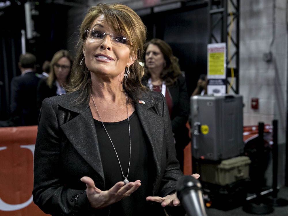 Sarah Palin Sues New York Times For Defamation Over Editorial On Mass Shooting National Post 3361