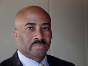 Senator Don Meredith seen during an interview in Toronto, Thursday, March 16, 2017. The lawyer for Meredith says the Senate ethics watchdog should have abandoned her investigation into allegations of workplace harassment and bullying once the former senator resigned his seat. THE CANADIAN PRESS/Colin Perkel