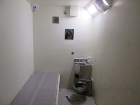 A solitary confinement cell is seen in a photo from the Office of the Correctional Investigator.