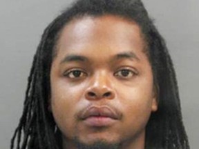 This photo provided by the St. Louis Metropolitan Police Department shows Jerome Leon Buress Jr., who is suspected of opening fire on a car in St. Louis, critically wounding a 7-year-old girl and killing her parents and another man in the vehicle on June 2, 2017, turned himself in on Sunday, June 25. Prosecutors last Friday charged him with three first-degree murder counts. (St. Louis Metropolitan Police Department via AP)