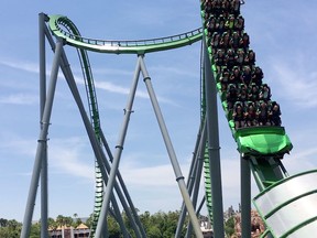 The Incredible Hulk roller-coaster is a feature ride at Universal's Islands of Adventure in Orlando, Fla. With a Universal Express pass, park visitors can skip long lines.