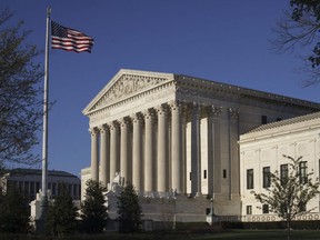 In this April 4, 2017, file photo, the Supreme Court Building is seen in Washington. In an era of deep partisan division, the Supreme Court could soon decide whether the drawing of electoral districts can be too political.