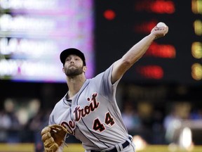Detroit Tigers starting pitcher Daniel Norris throws against the Seattle Mariners during the first inning of a baseball game Thursday, June 22, 2017, in Seattle. (AP Photo/Elaine Thompson)