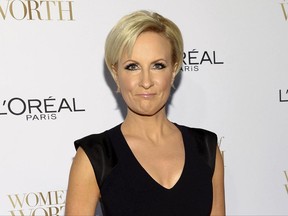 FILE - In this Dec. 2, 2014, file photo, Mika Brzezinski arrives at the Ninth Annual Women of Worth Awards in New York.  President Donald Trump has used a series of tweets to go after Mika Brzezinski and Joe Scarborough, who've criticized Trump on their MSNBC show "Morning Joe."  (Photo by Evan Agostini/Invision/AP, File)