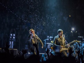 U2 performs at the Air Canada Centre in Toronto