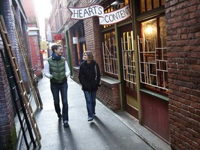 Fan Tan Alley is a very narrow lane - one to two metres wide and 75 metres long - that runs between Fisgard Street and Pandora Avenue.