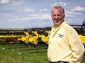 Honey Bee Manufacturing general manager Jamie Pegg at the company’s manufacturing facility in Frontier in southwest Saskatchewan.