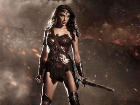 Gadot as Wonder Woman.