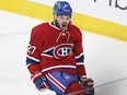 MONTREAL, QUE.: February 03, 2016 -- Montreal Canadiens Alex Galchenyuk celebrates his goal against the Buffalo Sabres during second period of National Hockey League game in Montreal Wednesday February 03, 2016. (John Mahoney / MONTREAL GAZETTE)
