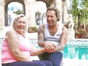 Dragon's Den star and investor Mike Wekerle with mother Hermine Wekerle.
