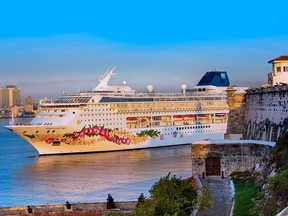 Cutline: Norwegian Sky sails into Havana, Cuba. Next year, sheíll be joined by sister ship Norwegian Sun, which will sail to Cuba and the Bahamas from Port Canaveral.