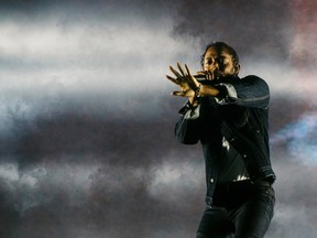 Kendrick Lamar at the festival.