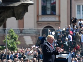 Trump in Warsaw