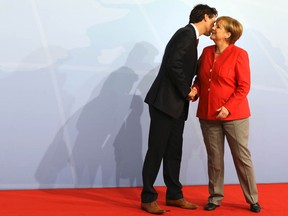 Trudeau and Merkel