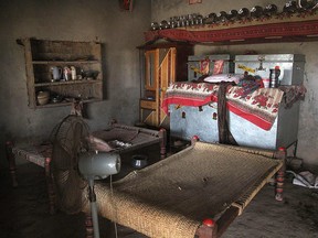 This photograph taken on July 26, 2017, shows a view of a room where a Pakistani teenage girl was raped in the neighbourhood of Raja Ram in Muzaffarabad, a suburb of the central city of Multan.