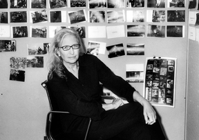 A large collection of Annie Leibovitz photographs sits in storage instead of being on 
display at the Art Gallery of Nova Scotia because of a tax dispute over their value.