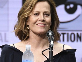 Sigourney Weaver attends the "Marvel's The Defenders" panel on day two of Comic-Con International on Friday, July 21, 2017, in San Diego. (Photo by Al Powers/Invision/AP)