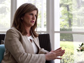 Rona Ambrose in an interview with The Canadian Press in Ottawa, Thursday, May 18, 2017