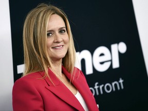 Television host Samantha Bee attends the Turner Network 2017 Upfront presentation at The Theater at Madison Square Garden on Wednesday, May 17, 2017, in New York. Toronto native Samantha Bee and Quebec's Jean-Marc Vallee are among this year's Canadian Emmy Award nominees. THE CANADIAN PRESS/AP//Invision-Evan Agostini