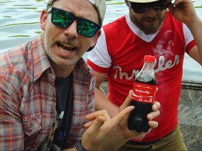Canadian Rapper B. Rich is seen in this still frame from his YouTube video. Brendan Richmond created a viral sensation with his hoser comedy song "Out For a Rip" in 2013, but he was shocked to recently find his popular catchphrase gracing the side of a Coca-Cola bottle. The Kingston, Ont.-based comedy rapper's original video went on to rack up more than 12 million views on YouTube. THE CANADIAN PRESS/HO, YouTube, @b richmond *MANDATORY CREDIT*