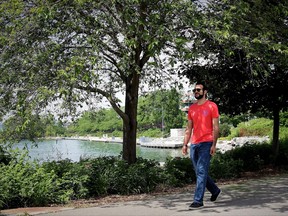 Former Guantanamo Bay prisoner Omar Khadr, 30, is seen in Mississauga, Ont., on Thursday, July 6, 2017. An effort to freeze his assets by the widow of a U.S. soldier he allegedly killed was tossed out of court Thursday.