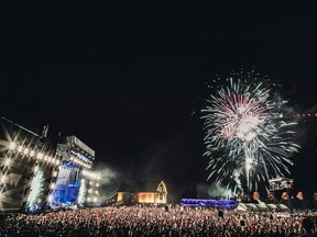 Arcade Fire take the main stage at WayHome Music and Arts perform for fans on Saturday, July 23, 2016. THE CANADIAN PRESS/HO, WayHome Music & Arts Festival *MANDATORY CREDIT*