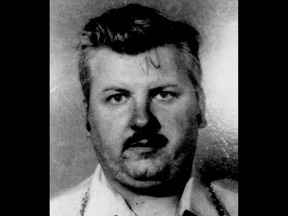 This 1978 file photo shows serial killer John Wayne Gacy. Cook County Sheriff Sheriff Tom Dart plans to provide an update on a years long effort to identify unnamed victims of Gacy Wednesday, July 19, 2017 in Chicago.