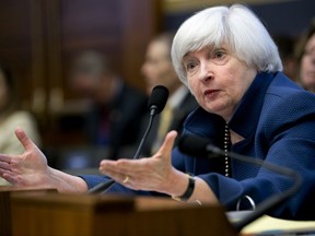 Federal Reserve Chair Janet Yellen testifies on Capitol Hill in Washington, Wednesday, July 12, 2017, before the House Financial Services Committee to give the semiannual monetary policy report to the Congress. (AP Photo/Jacquelyn Martin)