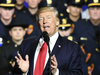 President Donald Trump speaks about law enforcement issues on July 28, 2017 in Brentwood, New York.