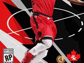 Toronto Raptors star DeMar DeRozan will be featured on the first ever Canadian cover of the NBA 2K video game shown in this handout image. The all-star guard will be on the cover of "NBA 2K18," due out in September.THE CANADIAN PRESS/HO