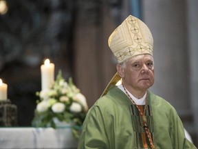 German Cardinal  Gerhard Mueller is pictured in the cathedral in Mainz, Germany, Sunday, July 2, 2017.  Pope Francis on Saturday declined to renew the mandate of German Cardinal Gerhard Mueller as prefect of the Congregation for the Doctrine of the Faith, the Vatican office that processes and evaluates all cases of priests accused of raping or molesting minors. (Andreas Arnold/dpa via AP)