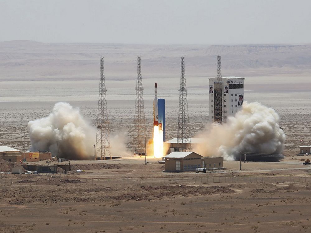 Iran Says It Launched Satellite-carrying Rocket Into Space ...