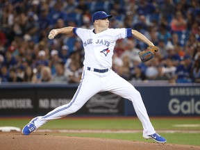 The Blue Jays got only six starts from Aaron Sanchez over the first half of the season as he battled blister and fingernail issues.