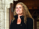 Former astronaut Julie Payette after being introduced as Governor General-designate on Parliament Hill, July 13, 2017.