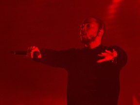 Kendrick Lamar at Coachella.