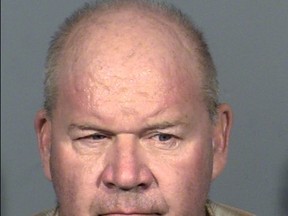 This undated booking photo provided by Clark County Detention Center shows Robert Nelson. Nelson, who escaped from a Minnesota federal prison in 1992 and had been on the run ever since, was taken back into custody June 20, 2017, after trying to renew his driver's license. Investigators from the Nevada Department of Motor Vehicles withheld Nelson's driver's license after a facial recognition system showed the same person had previously held a Nevada driver's license in the name of Craig James Pautler. (Clark County Detention Center via AP)